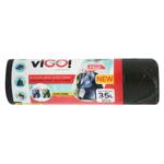 viGO Garbage Bags with Elastic String 35l 10pcs