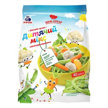 Rud Chef Children's Mix Quick-frozen Vegetable Mix 400g
