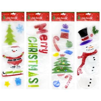 Christmas Silicone Stickers 14.5*50cm - buy, prices for COSMOS - photo 1