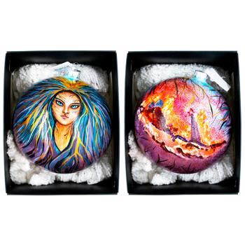 Куля ялинкова Різдвяні Історії Конотопська відьма 12см - купити, ціни на WINETIME - фото 1