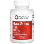 Масло льняное Protocol for Life Balance 1000мг 120 гелевых капсул
