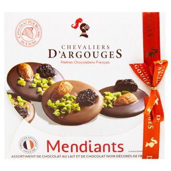 Chevaliers d'Argouges Mendiants Assorted Chocolate Candies 110g - buy, prices for WINETIME - photo 3