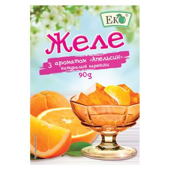 Eko orange for desserts jelly 90g - buy, prices for MegaMarket - photo 1