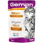Корм вологий Gemon з куркою для кошенят 100г