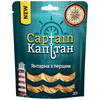 Snack Captain Succinic pepper 30g Ukraine - buy, prices for Epicentr FOOD - photo 1