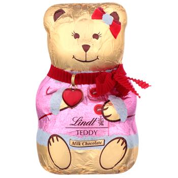 Фігурка шоколадна Lindt Teddy Ведмедик-дівчинка молочна 100г - купити, ціни на Cупермаркет "Харків" - фото 3