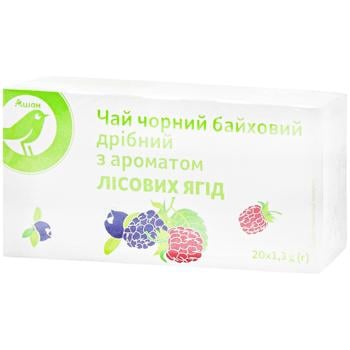 Чай черный Auchan Лесные ягоды 1,3г*20шт