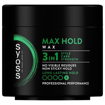 Віск для волосся Syoss Max Hold 150мл - купити, ціни на МегаМаркет - фото 1