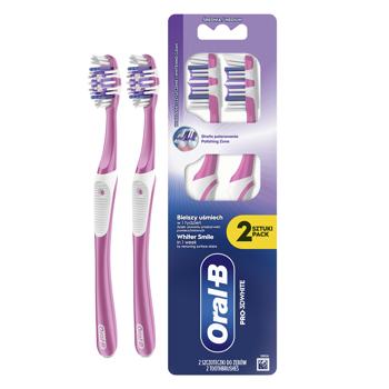 Oral-B Pro-3DWhite Medium Toothbrush 2pcs - buy, prices for COSMOS - photo 2