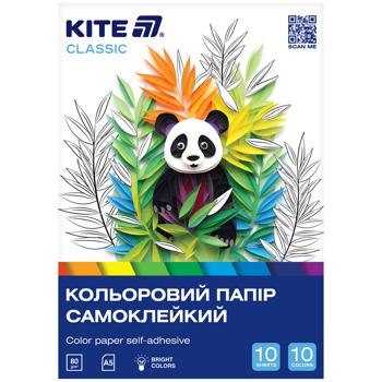 Kite Classic A5 Self-adhesive Color Paper 10 Sheets 10 Colors - buy, prices for METRO - photo 1