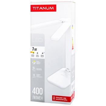 Лампа Titanum LED TLTF-010W 7W настольная с аккумулятором