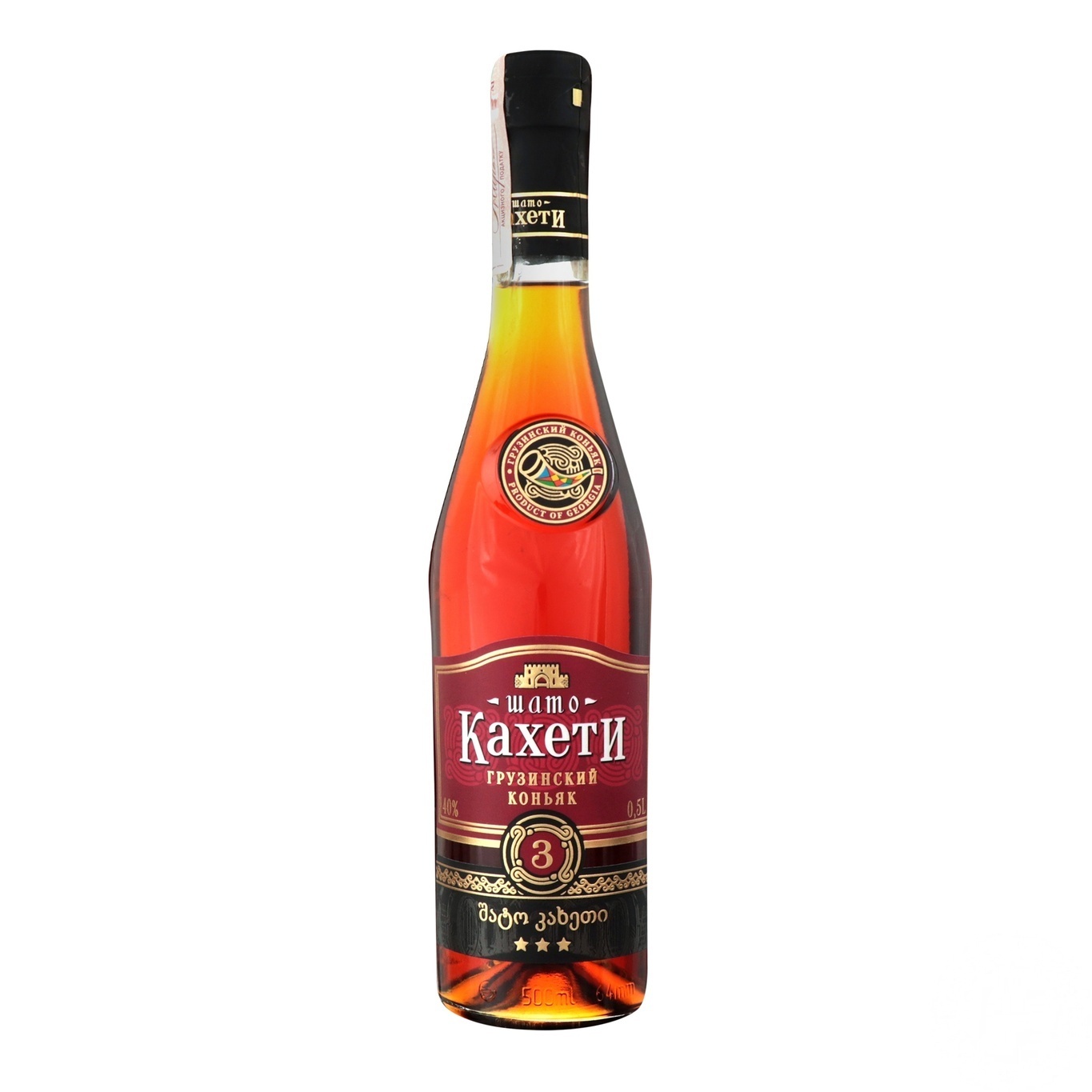 

Коньяк Шато Кахети 3* 40% 0,5л