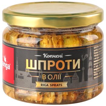 Шпроти Banga в олії 270г - купити, ціни на Біотус - фото 1