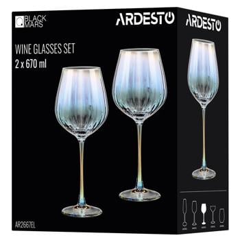 Glass Ardesto for wine 670ml China - buy, prices for COSMOS - photo 3