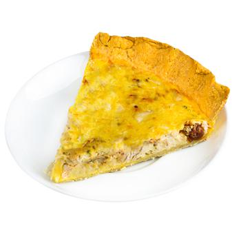 Lorraine Quiche with Chicken and Mushrooms