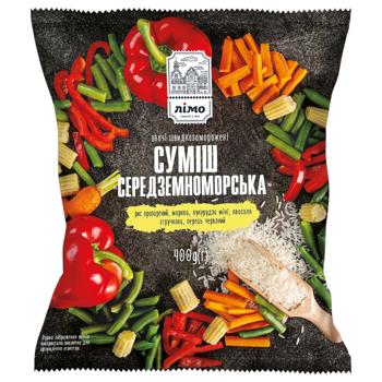 Смесь овощная Лимо Средиземноморская быстрозамороженная 400г - купить, цены на ЕКО Маркет - фото 1