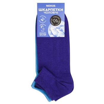 Novus Sea Waves Set of Short Men's Socks s.27-29 3 Pairs