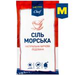 Сіль Metro Chef морська йодована харчова помел №1 1кг
