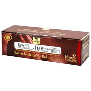 Cacao Barry Bake Stable Chocolate Sticks 10g 8cm 1.6kg - buy, prices for - photo 1