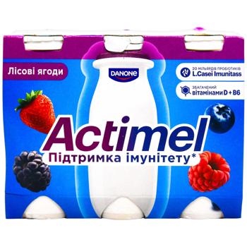 Продукт кисломолочний Actimel Лісові ягоди 1,4% 100г - купити, ціни на NOVUS - фото 4