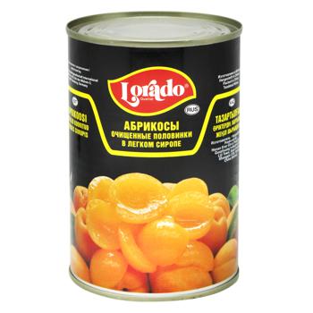 Lorado Apricots Halves in Light Syrup 425g - buy, prices for NOVUS - photo 1