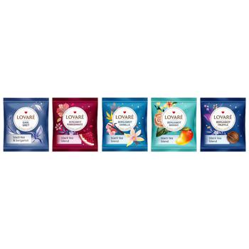 Lovare Bergamot Assorted Black Tea 2g*50pcs - buy, prices for Auchan - photo 2