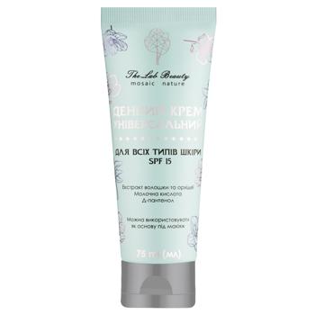 Крем для лица The Lab Beauty Универсальный для всех типов кожи SPF 15 75мл 75мл - купить, цены на Таврия В - фото 1