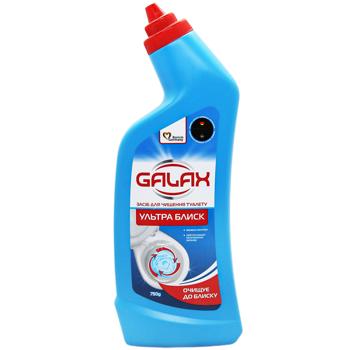 Засіб для чищення туалету Galax Ультра блиск 750мл - купити, ціни на Ідеал - фото 1