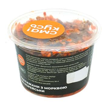 Баклажани з морквою по-корейськи 500г - купити, ціни на Чудо Маркет - фото 1