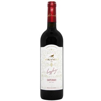 Askaneli Saperavi Red Dry Wine 11-12% 0.75l - buy, prices for ULTRAMARKET - photo 1