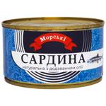 Сардина Морские натуральная с добавлением масла 230г