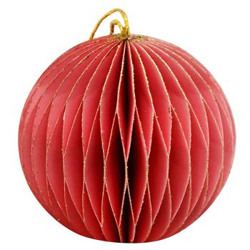 Шар елочный Koopman бумажный цветной 6см - купить, цены на NOVUS - фото 4