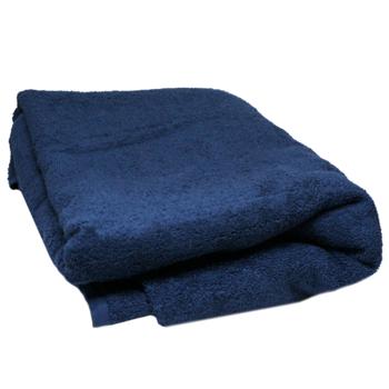 Home Line Dark Blue Towel 400g/m² 70x190cm - buy, prices for COSMOS - photo 1