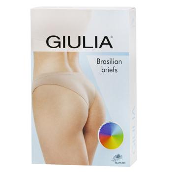 Труси жіночі Giulia Brasilian Briefs Color S/M Poppy Seed - купити, ціни на - фото 2