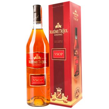 Maxime Trijol V.S.О.Р. Cognac 40% 0.7l - buy, prices for Supermarket "Kharkiv" - photo 1