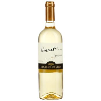 Winemaker Sauvignon Blanc White Dry Wine 13.5% 0.75l - buy, prices for Supermarket "Kharkiv" - photo 1