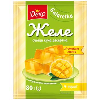 Deko Mango Flavored Jelly 80g - buy, prices for Epicentr FOOD - photo 1