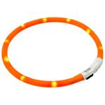 Нашийник для собак Ferplast Night Over з LED-світлом 70 - помаранчевий