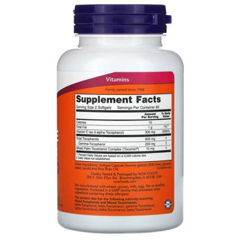 Now Foods Gamma E Complex Vitamin E 120 softgels - buy, prices for Biotus - photo 2