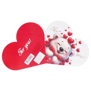 Открытка День Святого Валентина - купить, цены на КОСМОС - фото 2