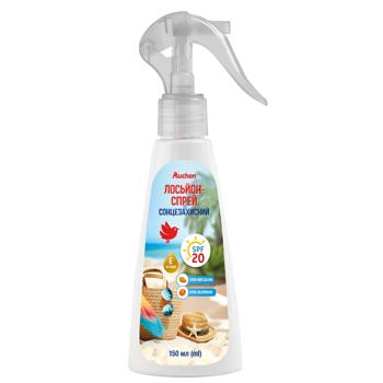 Auchan Sunscreen Spray Lotion SPF20 150ml