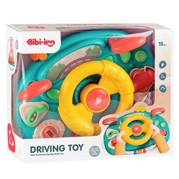 Bibi-Inn Steering Wheel with Light and Sound Effects 2in1 Toy