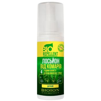 Лосьйон Bioton Cosmetics BioRepellent від комарів дитячий 4 години захисту 100мл - купити, ціни на КОСМОС - фото 1