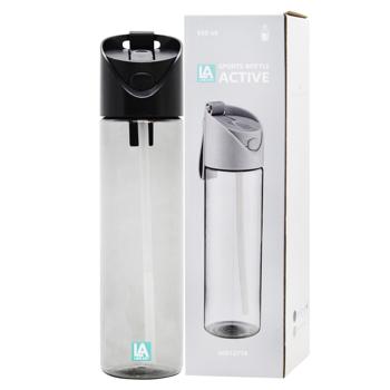 Line Art Active Black Tritan Bottle 650ml - buy, prices for Za Raz - photo 1