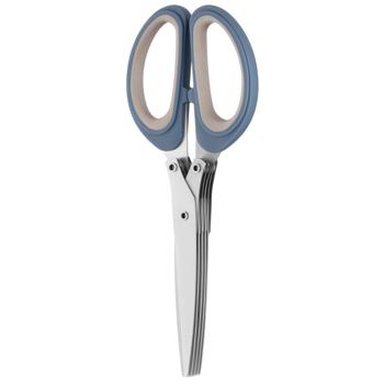 Ножиці кухонні Ardesto Gemini для зелені сіро-сині 19,3см - купити, ціни на За Раз - фото 2