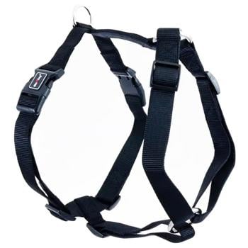 GimDog Harlem Nylon Harness for Dogs 40-55cm/15mm Black