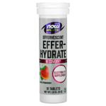Электролиты Now Foods Sports Effer-Hydrate со вкусом клубники и апельсина 10 таблеток