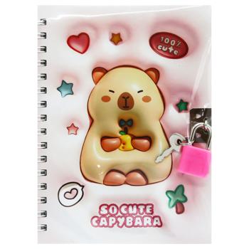 Блокнот Капібара на замку 48 аркушів - купити, ціни на МегаМаркет - фото 3