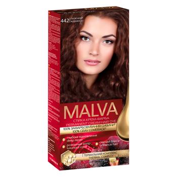 Крем-фарба для волосся стійка MALVA Color Revive № 442 Палісандр