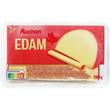 Auchan Edam Cheese 42% 290g - buy, prices for Auchan - photo 1
